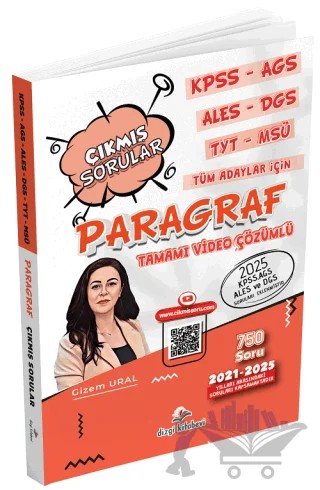 2026 KPSS MEB-AGS ALES DGS TYT MSÜ Paragraf Çıkmış Sorular – Gizem Ural – Dizgi Kitap kitap kapağı