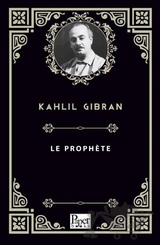 Le Prophète – Kahlil Gibran – Paper Books kitap kapağı