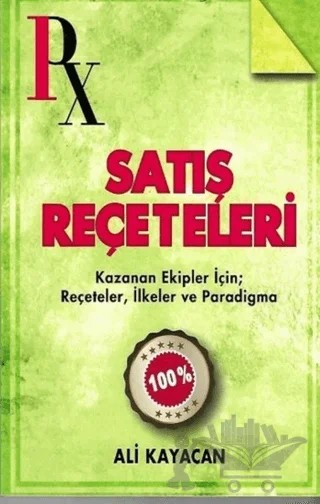 Satış Reçeteleri – Ali Kayacan – Deka Yayınları kitap kapağı