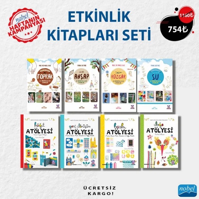 NOBEL ÇOCUK AYIN KAMPANYASI – Marie- Laure Pham Bouwens, l'atelier Terrains Vagues, Sandra Willauer, Marie-Lyne Mangilli Douce, Tiphaine Voutyrakis – Haftanın Kampanyası kitap kapağı