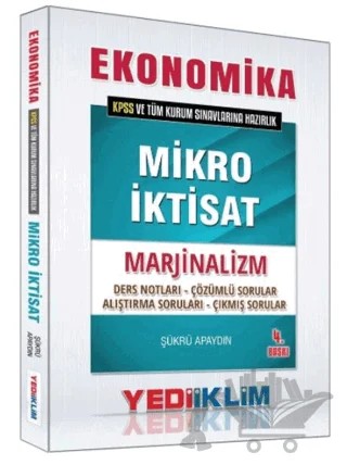 2015 Ekonomika KPSS ve Tüm Kurum Sınavları İçin Mikro İktisat – Kolektif – Yediiklim Yayınları kitap kapağı