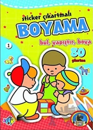 Sticker Çıkartmalı Boyama (6 Kitap Takım) – Kolektif – Karatay Çocuk kitap kapağı