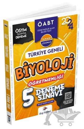 ÖABT Biyoloji Öğretmenliği Türkiye Geneli 5 Deneme Sınavı – Zeynep Sözen Göçmen – Dizgi Kitap kitap kapağı