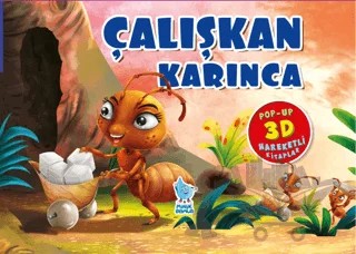 Çalışkan Karınca – Kolektif – Minik Damla Yayınevi kitap kapağı