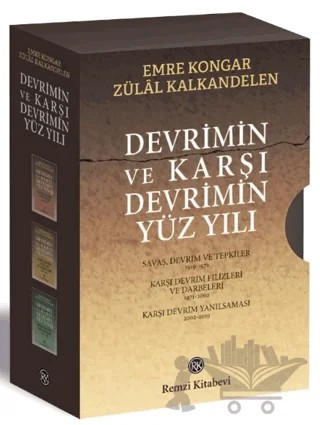 Devrimin ve Karşı Devrimin Yüz Yılı (Kutulu Takım) – Emre Kongar, Zülal Kalkandelen – Remzi Kitabevi kitap kapağı