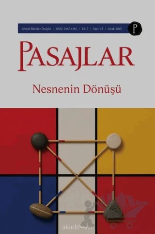 Pasajlar Sosyal Bilimler Dergisi Sayı 19 - Nesnenin Dönüşü – Pasajlar Sosyal Bilimler Dergisi kitap kapağı