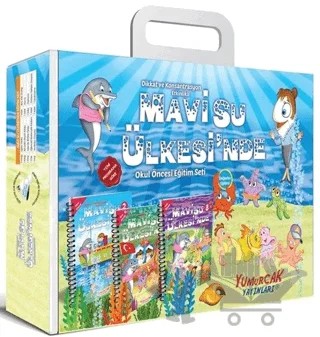 Mavi Su Evde Anaokulu Seti (8 Kitap Takım) – Tuba Bozcan – Yumurcak Yayınları kitap kapağı