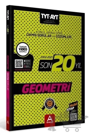 2022 TYT AYT Geometri Son 20 Yıl Konularına Göre Çıkmış Sorular ve Çözümleri – Kolektif – A Yayınları kitap kapağı