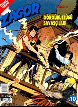 Gökgürültüsü Savaşçıları - Zagor Özel Seri Sayı 10 – Lal Kitap kitap kapağı
