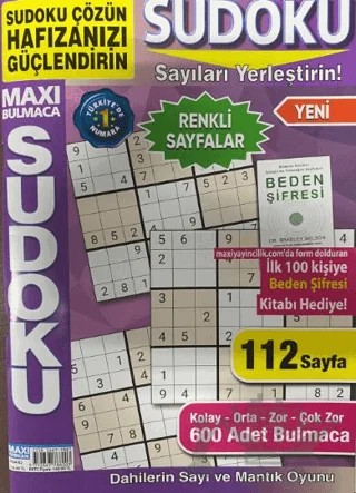 Maxi Sudoku 2024 - 02 – Maxi Yayıncılık kitap kapağı