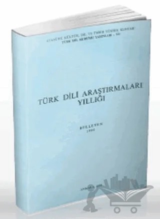 Türk Dili Araştırmaları Yıllığı - Belleten 1990 – Türk Dil Kurumu Yayınları kitap kapağı