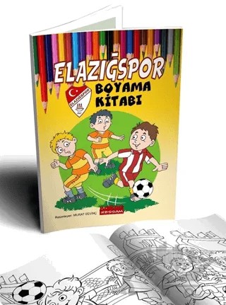 Elazığspor Boyama Kitabı – Kolektif – Bordo Ressam kitap kapağı