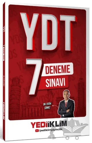 YDT 7 Deneme Sınavı – Fatih Çömez – Yediiklim Yayınları kitap kapağı