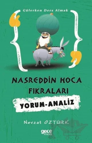 Nasrettin Hoca Fıkraları Yorum - Analiz – Nevzat Öztürk – Gece Kitaplığı kitap kapağı