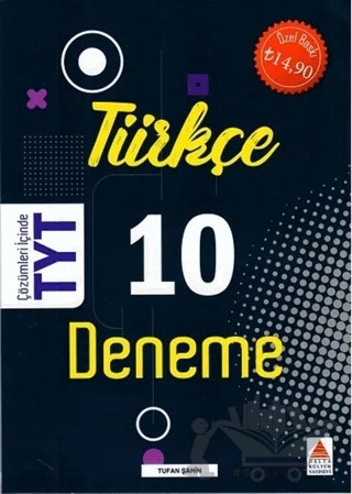 TYT Türkçe 10 Deneme – Tufan Şahin – Delta Kültür Yayınevi kitap kapağı