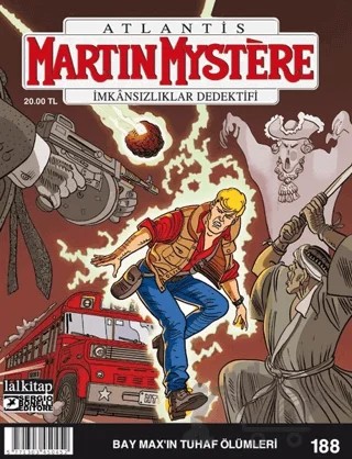 Martin Mystere Sayı 188 - Bay Max'in Tuhaf Ölümleri – Lal Kitap kitap kapağı