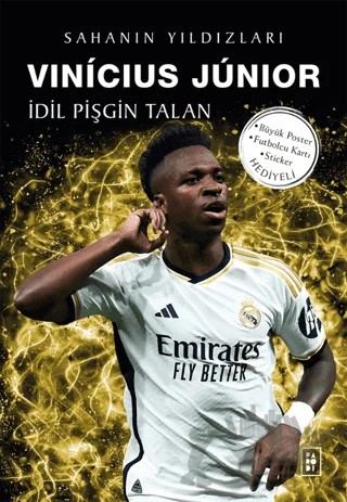 Vinicius Junior - Sahanın Yıldızları – İdil Pişgin Talan – Parodi Yayınları kitap kapağı