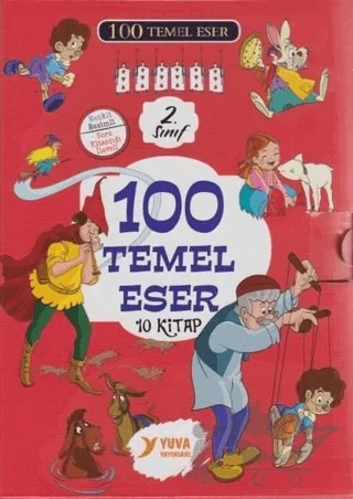 100 Temel Eser 2. Sınıf (10 Kitap Takım) – Kolektif – Yuva Yayınları kitap kapağı