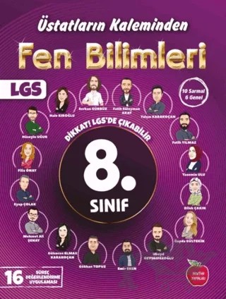 8. Sınıf Fen Bilimleri Üstatların Kaleminden 16 Deneme – Kolektif – Newton Yayınları kitap kapağı