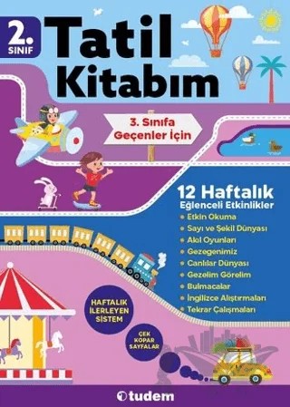 2. Sınıf Tatil Kitabım – Kolektif – Tudem Yayınları kitap kapağı