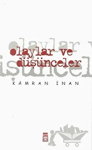 Olaylar ve Düşünceler – Kamran İnan – Timaş Yayınları kitap kapağı