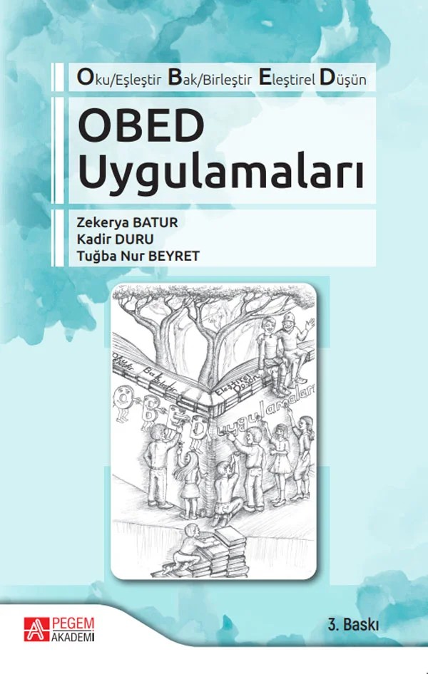 Obed Uygulamaları – Zekerya Batur, Kadir Duru, Tuğba Nur Beyret – Pegem Akademi Yayıncılık kitap kapağı