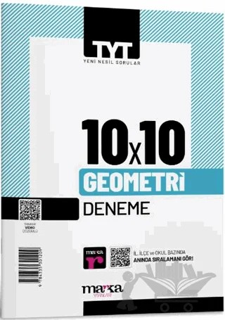 2025 TYT Geometri 10 Deneme Tamamı Video Çözümlü – Kolektif – Marka Yayınları kitap kapağı