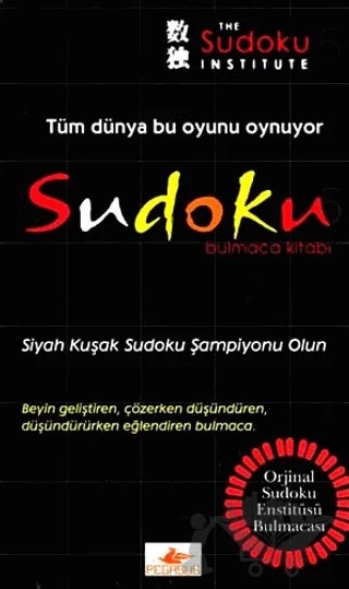 Sudoku Bulmaca Kitabı – Kolektif – Pegasus Yayınları kitap kapağı