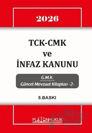 TCK-CMK ve İnfaz Kanunu – Kolektif – Platon Hukuk kitap kapağı