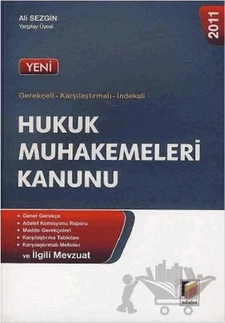 Hukuk Muhakemeleri Kanunu (2011) – Ali Sezgin – Adalet Yayınevi kitap kapağı