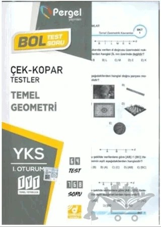 YKS 1. Oturum Çek-Kopar Temel Geometri – Kolektif – Pergel Yayınları kitap kapağı