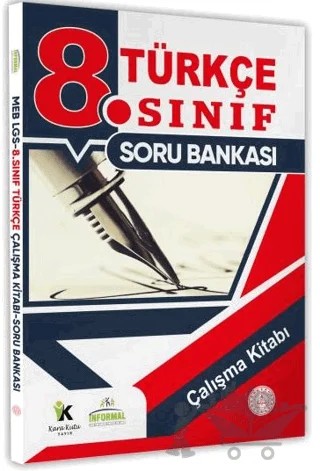 2025 8. Sınıf LGS Türkçe MEB Çalışma Kitabı Soru Bankası – Kolektif – Karakutu Yayın kitap kapağı