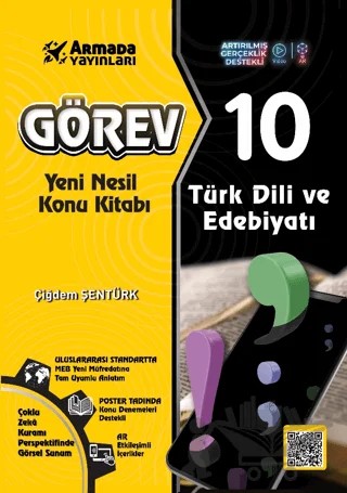Görev 10 Türk Dili Ve Edebiyatı Yeni Nesil Konu Kitabı – Çiğdem Şentürk – Armada Yayınları kitap kapağı