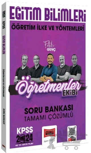 2024 KPSS Eğitim Bilimleri Öğretmenler Ekibi Öğretim İlke ve Yöntemleri Tamamı Çözümlü Soru Bankası – Fatih Genç – Yargı Yayınevi kitap kapağı