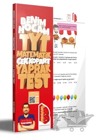 TYT Matematik Çek Kopar Yaprak Test – İlyas Güneş – Benim Hocam Yayınları kitap kapağı