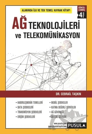 Ağ Teknolojileri ve Telekomünikasyon – Cebrail Taşkın – Pusula Yayıncılık kitap kapağı