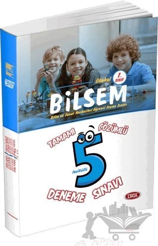 Bilsem 1. Sınıf Tamamı Çözümlü 5 Deneme Sınavı – Kolektif – Data Yayınları kitap kapağı