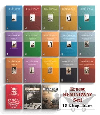 Ernest Hemingway Seti (18 Kitap Takım) – Ernest Hemingway – Bilgi Yayınevi kitap kapağı