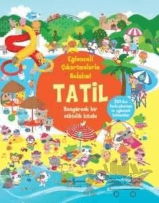 Eğlenceli Çıkartmalarla Bulalım!- Tatil – Hazel Maskell – İş Bankası Kültür Yayınları kitap kapağı