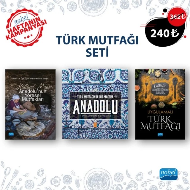 Türk Mutfağı Seti – Somer Sivrioğlu, David Dale, Nilüfer Şahin Perçin, Ceyhun Uçuk, Emrah Köksal Sezgin – Haftanın Kampanyası kitap kapağı