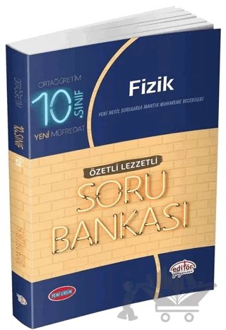 10. Sınıf Fizik Özetli Lezzetli Soru Bankası – Kolektif – Editör Yayınevi kitap kapağı