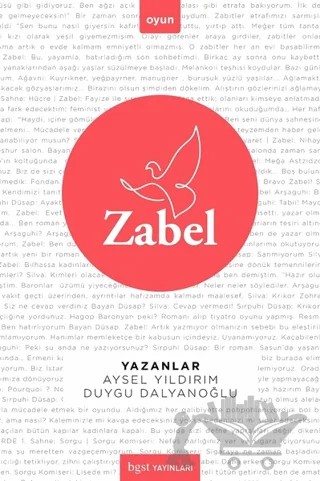Zabel – Aysel Yıldırım, Duygu Dalyanoğlu – Bgst Yayınları kitap kapağı