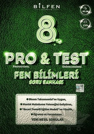 Bilfen 8. Sınıf ProTest Fen Bilimleri Soru Bankası – Kolektif – Bilfen Yayıncılık kitap kapağı