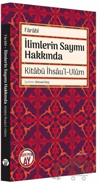 İlimlerin Sayımı Hakkında – Farabi – Büyüyen Ay Yayınları kitap kapağı