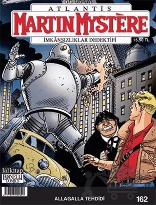 Martin Mystere - AllaGalla Tehdidi Sayı: 162 – Lal Kitap kitap kapağı
