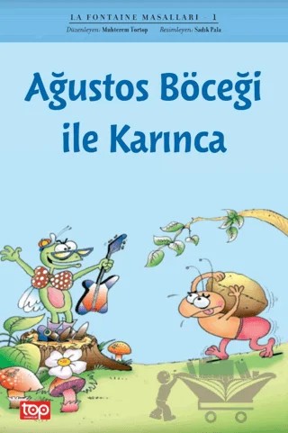La Fontaine Masalları - Ağustos Böceği ile Karınca – Kolektif – Top Yayıncılık kitap kapağı