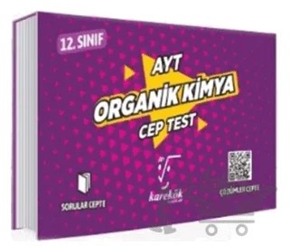 YKS AYT Oraganik Kimya Cep Test – Kolektif – Karekök Yayıncılık kitap kapağı