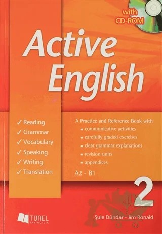 Active English 2 With Cd – Kolektif – Tünel Yayınevi kitap kapağı