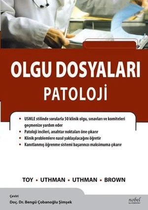 Olgu Dosyaları Patoloji – Toy, Uthman, Brown – Nobel Tıp Kitabevleri kitap kapağı