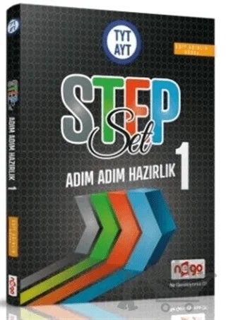 TYT AYT Eşit Ağırlık 1 . Kitap Step Set – Kolektif – Nego Yayınları kitap kapağı
